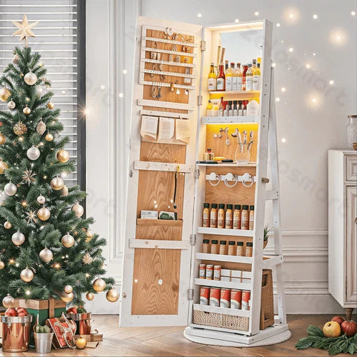 Armário Giratório com Espelho e Porta-joias + Brinde Especial