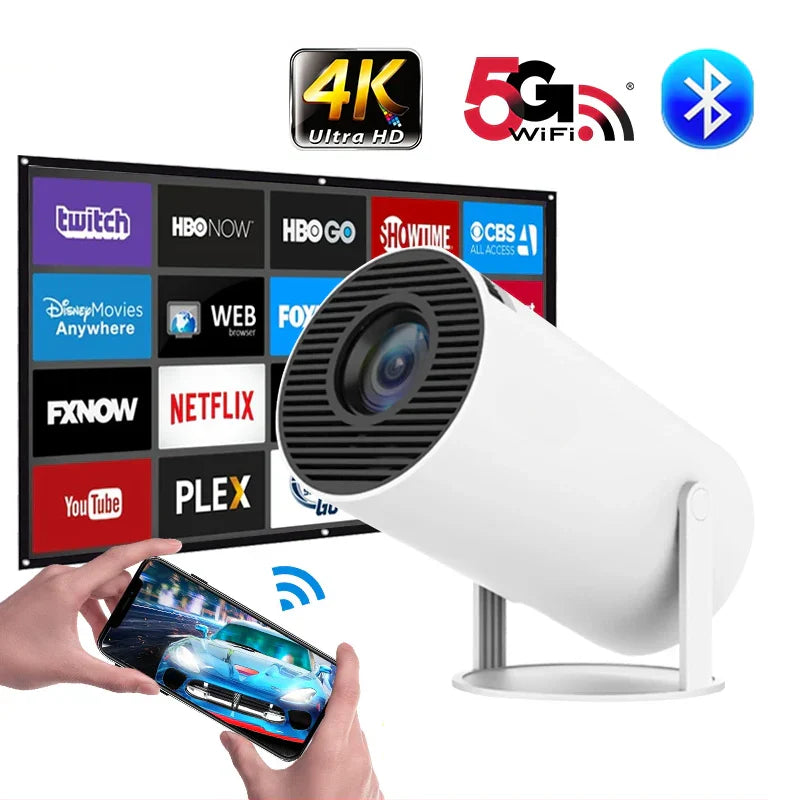 Projetor Portátil HY320 Pro 4K - Promoção de Setembro